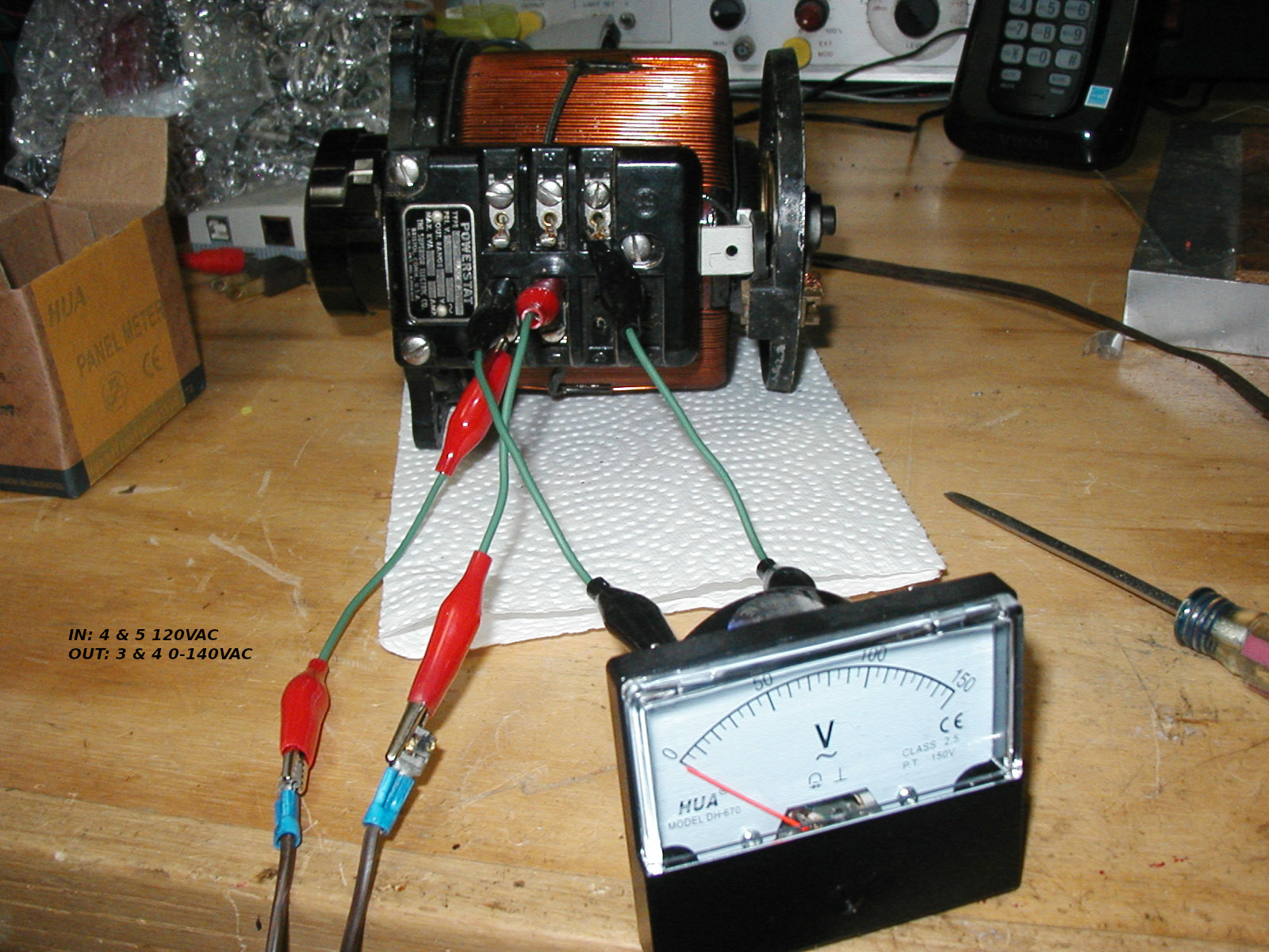 variac connections