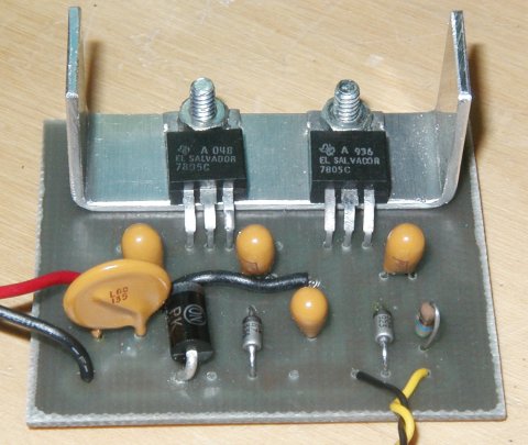 VNA-dsp power supply board top