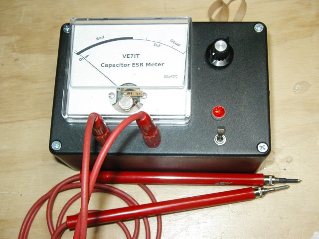 Capacitor ESR Tester